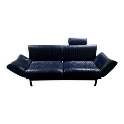 Canapé Iconique De Sede DS-140 (Bleu Marine) – Circa 1980