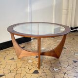 Round Astro coffee table, Victor Wilkins