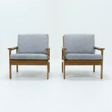 Lot of 2 capella chairs by Illum Wikkelso for N.Eilersen 1960s