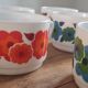 Set of seven arcopal coffee cups