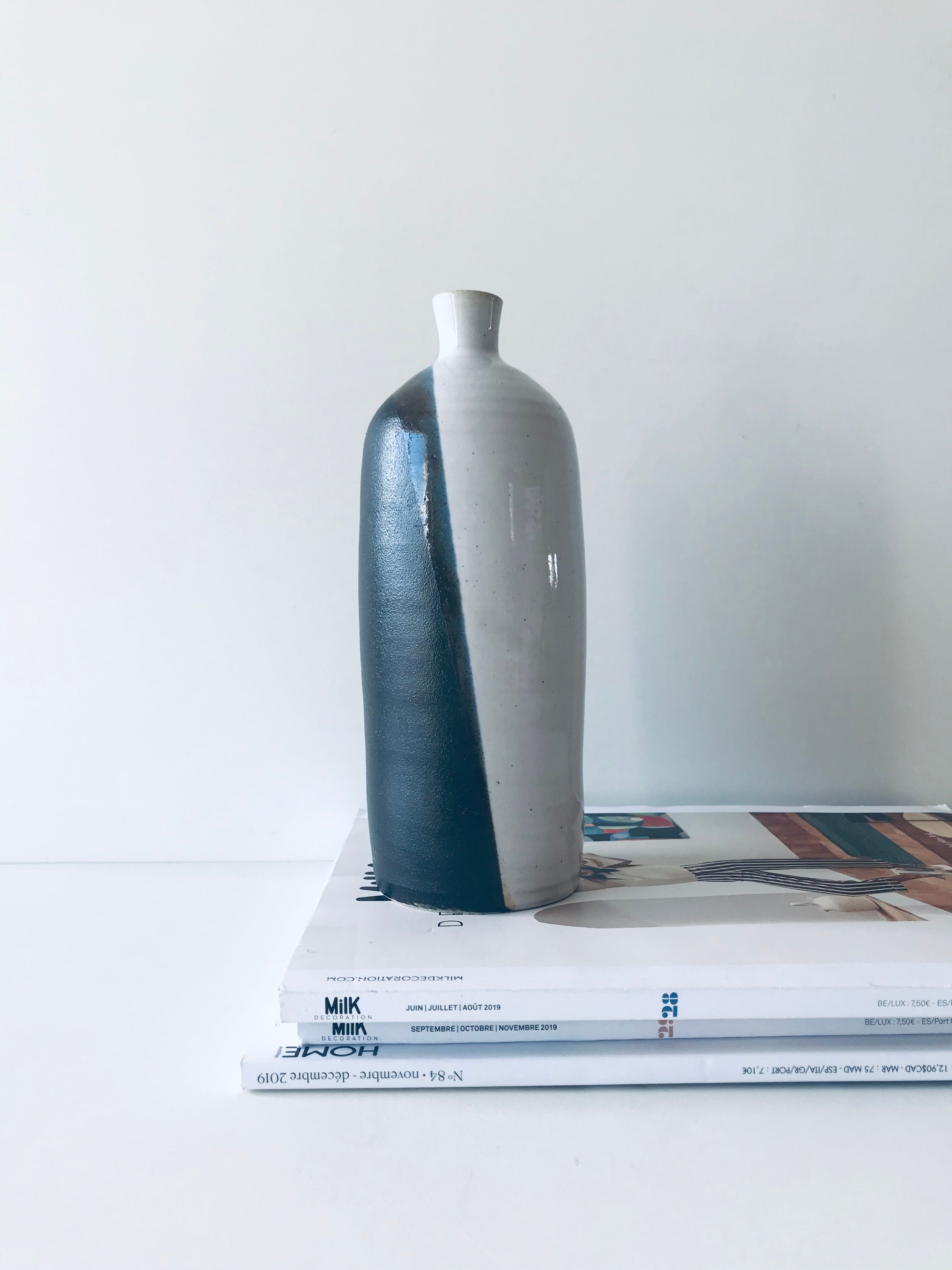 Black and white vase