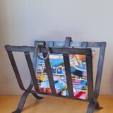 Brutalist magazine rack