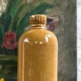 Bouteille en grès vernissé
