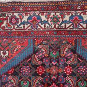 Handmade vintage Persian Malayer rug 129cm x 219cm 1960s