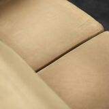 Mid-century norwegian modern two-seater sofa stressless pegasus low back loveseat from ekornes
