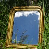 Louis Philippe style gilt mirror 54x45cm