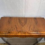 Art Deco Vintage Walnut Display Cabinet 1930s-1940s Art Deco Vintage W