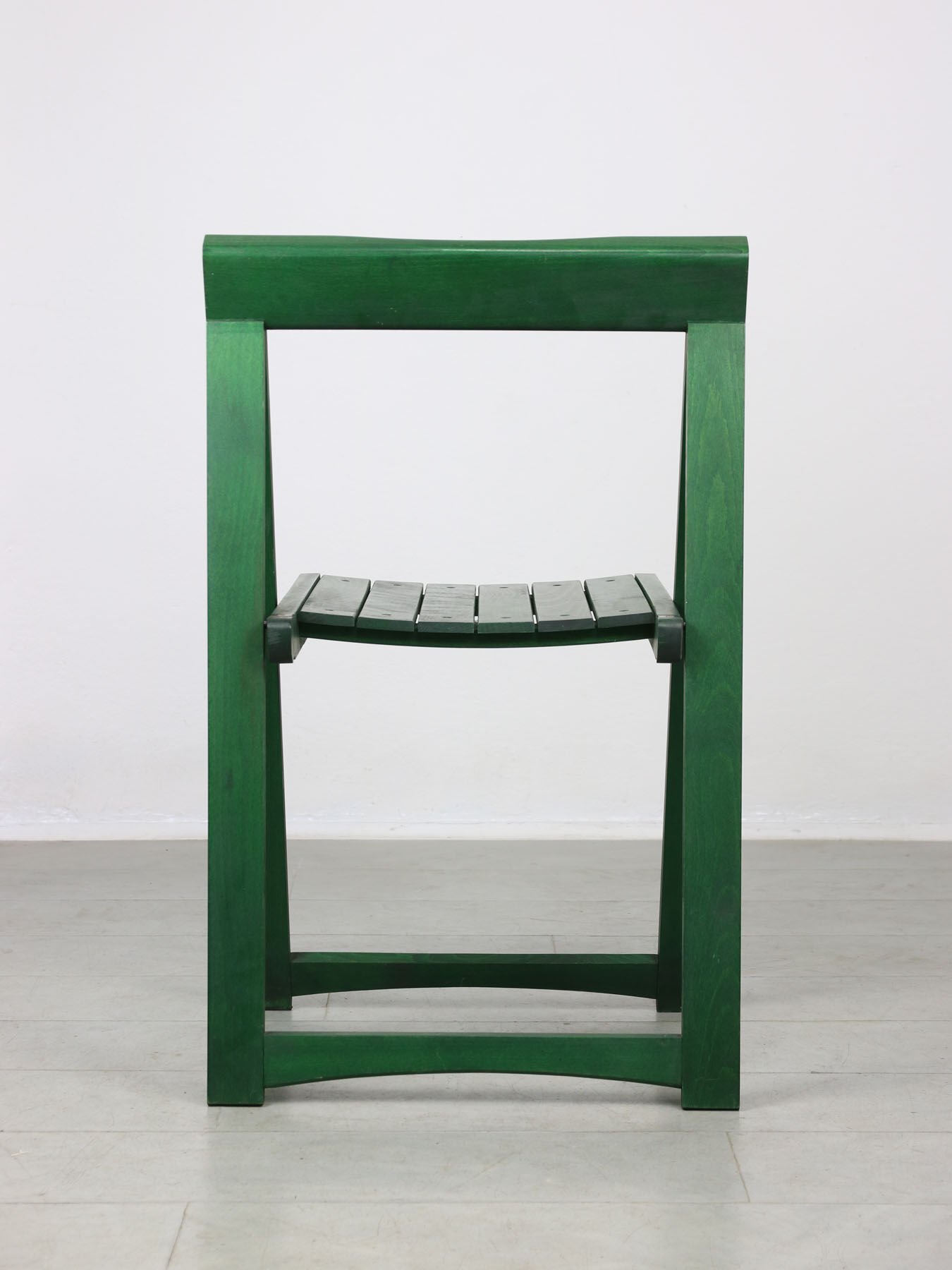 Vintage green folding chair