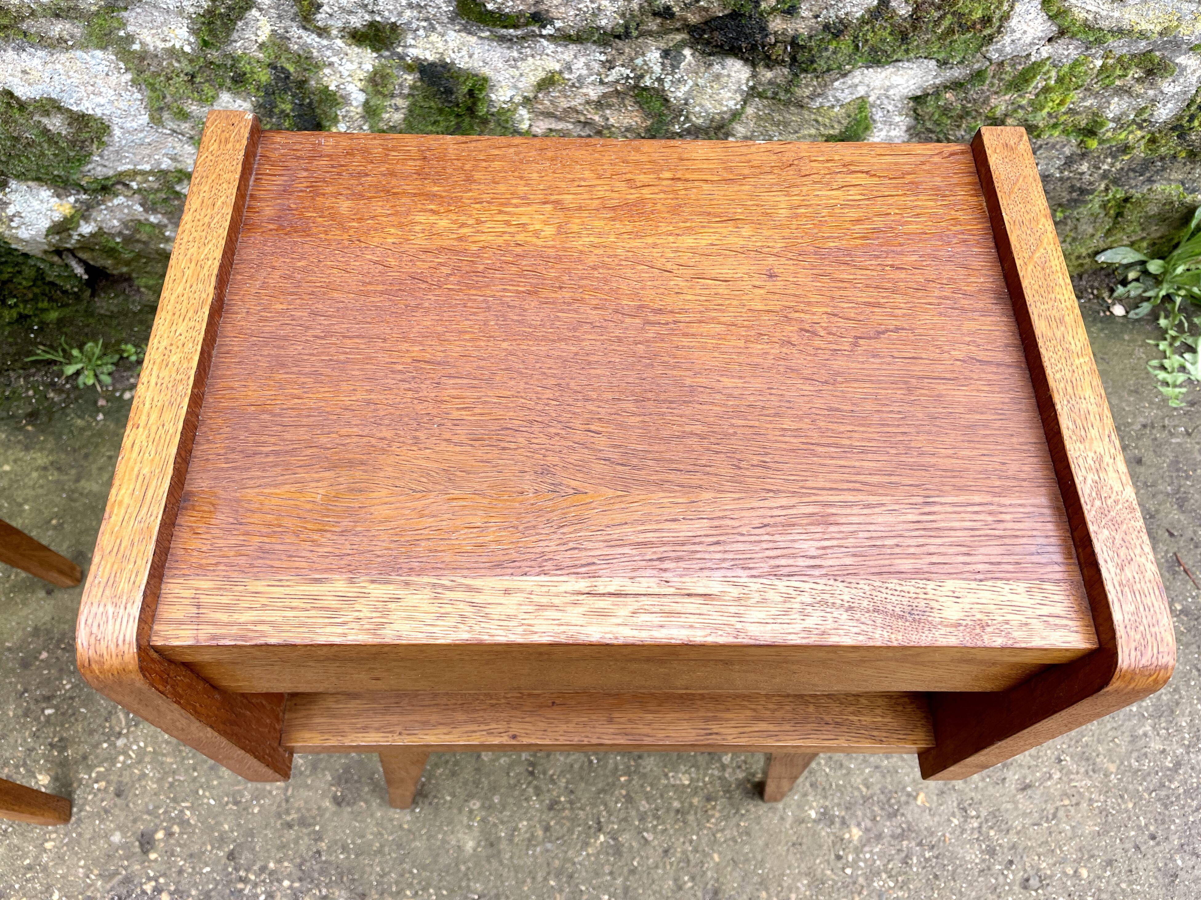 Pair of Scandinavian bedside tables