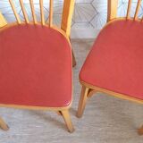 Set of 4 Baumann bistro chairs n°12 - 60s