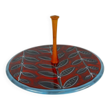 Italian ceramic tray with handle, 1960