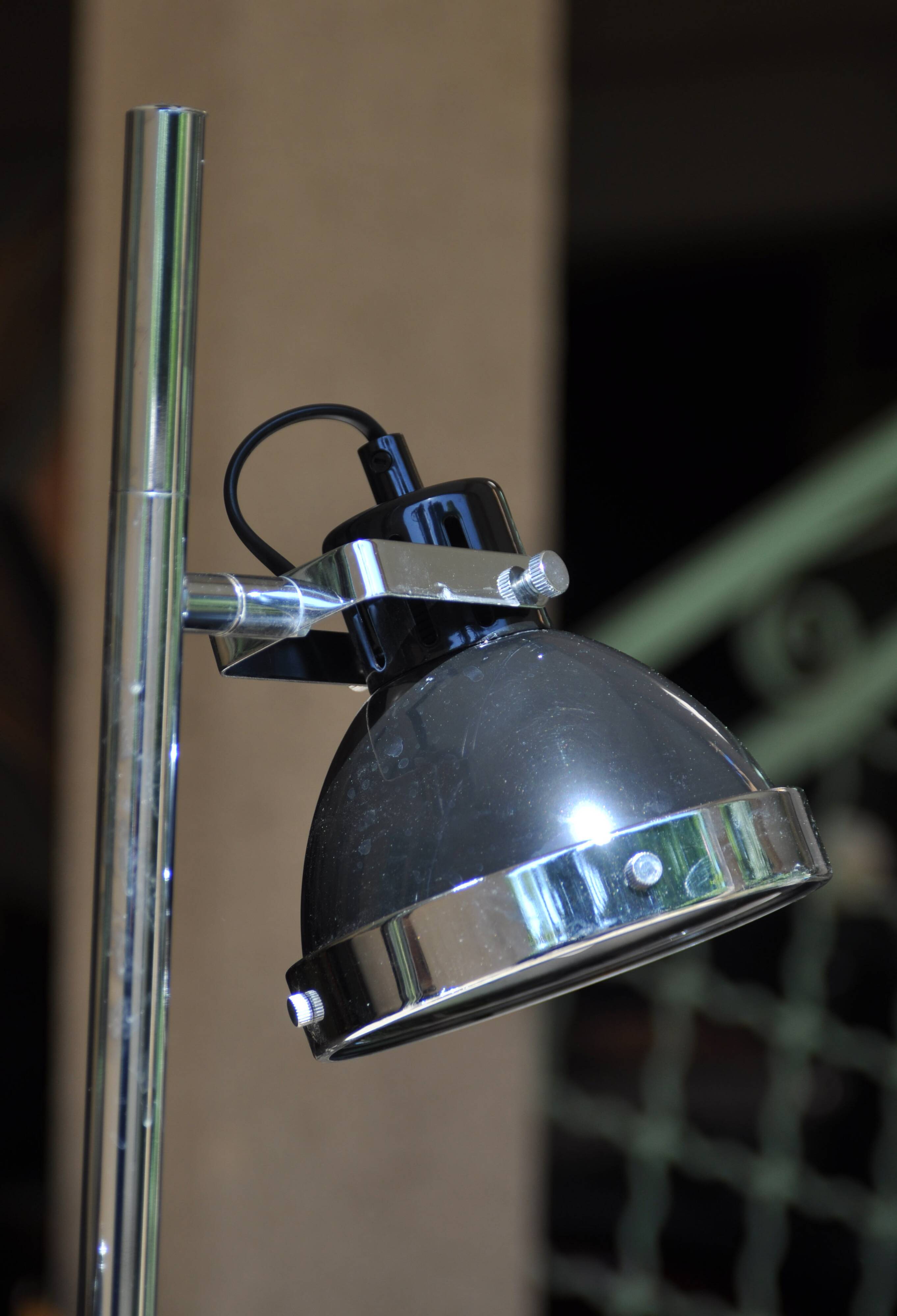 Floor lamp, 3 spotlights. Seylumiere France brand