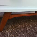 Vintage chest of drawers compass feet 1950