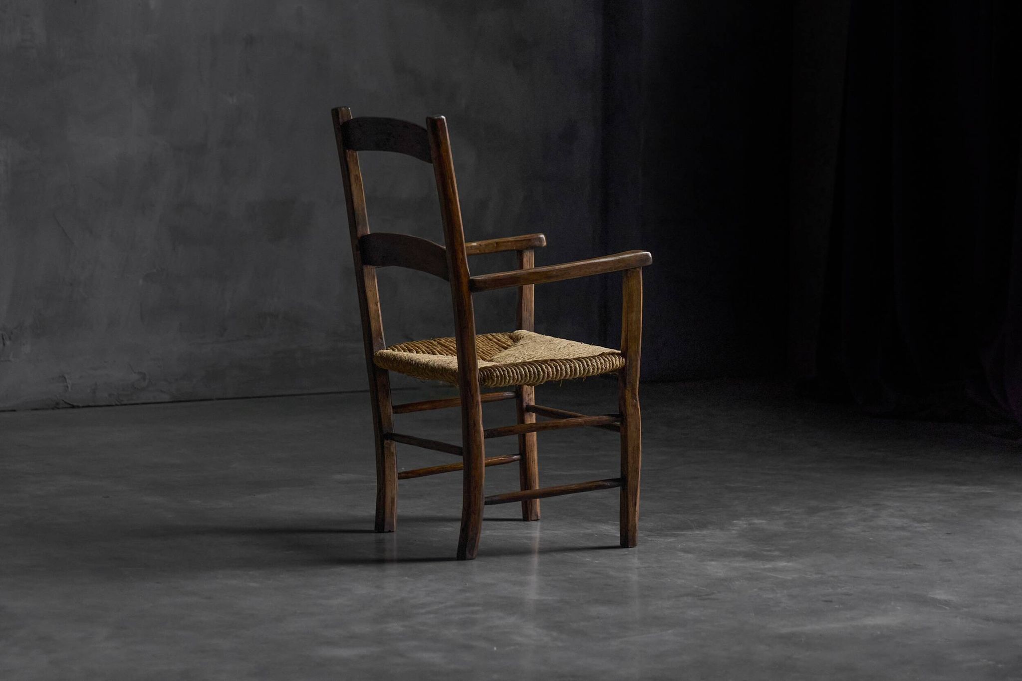 Vernacular Rural Armchair, France, Early 20th Century