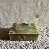 Ashtray, onyx box from the 1960s, vintage Italy.