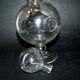 Vintage pitcher carafe in bubble-blown glass from Biot glassworks? H. 34cm