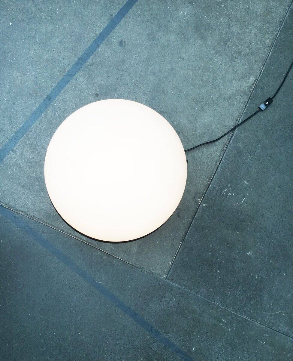 Vintage space age globe floor lamp