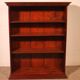 19th Century Mahogany Open Bookcase - England