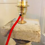 Table of old baluster lamp