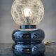 Space Age lamp in chrome metal and glass