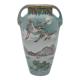 Old art nouveau vase with storks signed K&G Lunéville Formosa 703 collection