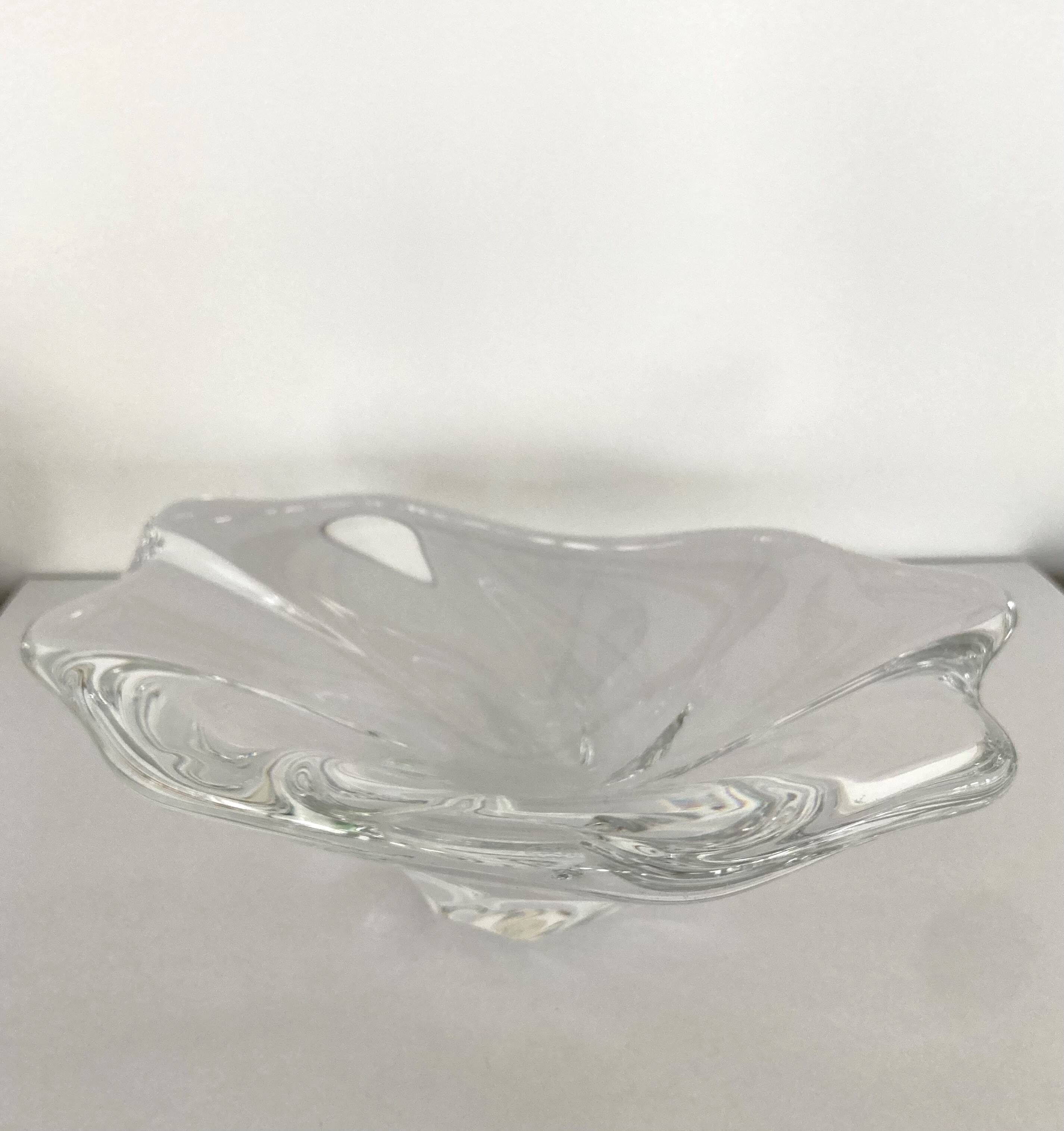 vide poche cristal estampillé Baccarat