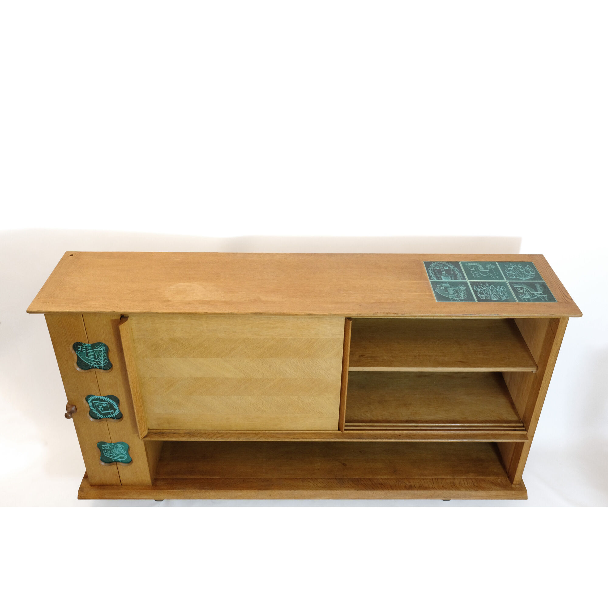 Robert Guillerme & Jacques Chambron, sideboard en chêne, Votre Maison, 1960-1970.