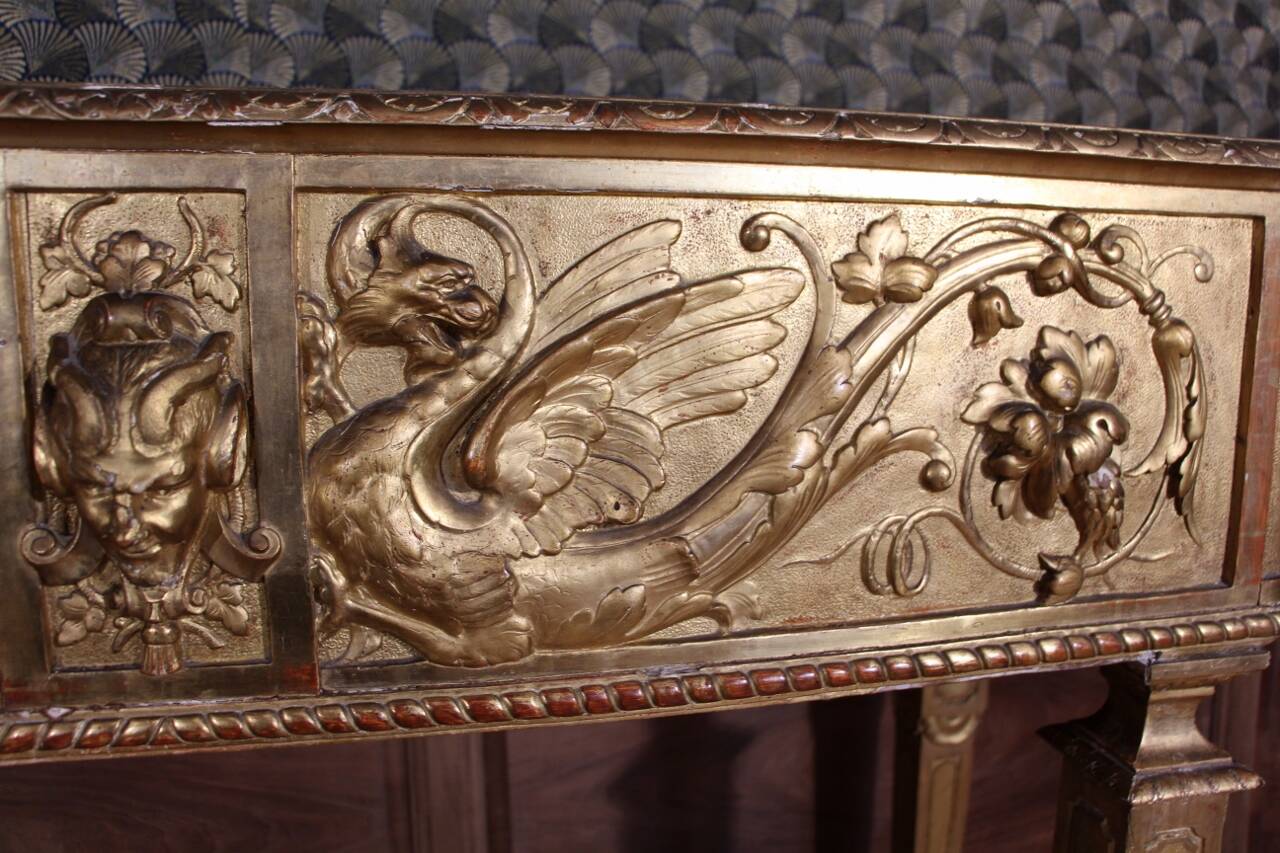 Jardinière en bois doré xixeme