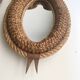 Mirror with rope and hemp from the 1960s.