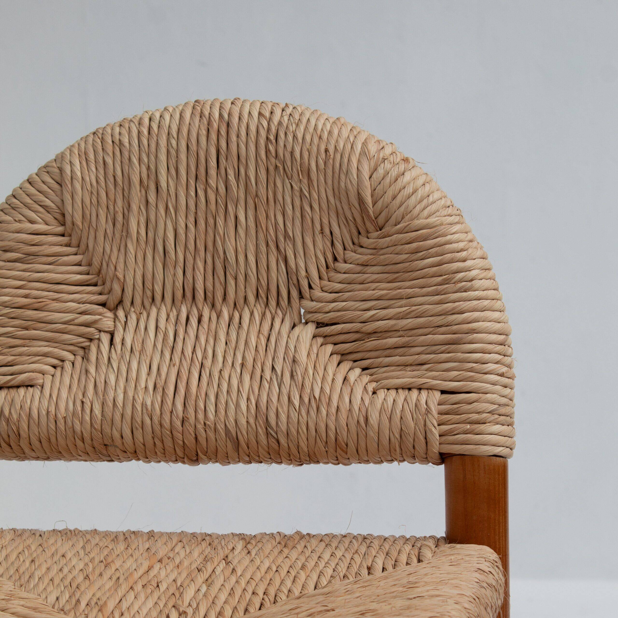 Ensemble de 6 chaises à manger Alessandro Becchi « Toscanolla » pour Giovannetti