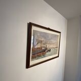 Tableau ancien, Marine vers 1950/1960