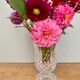 Antique glass vase