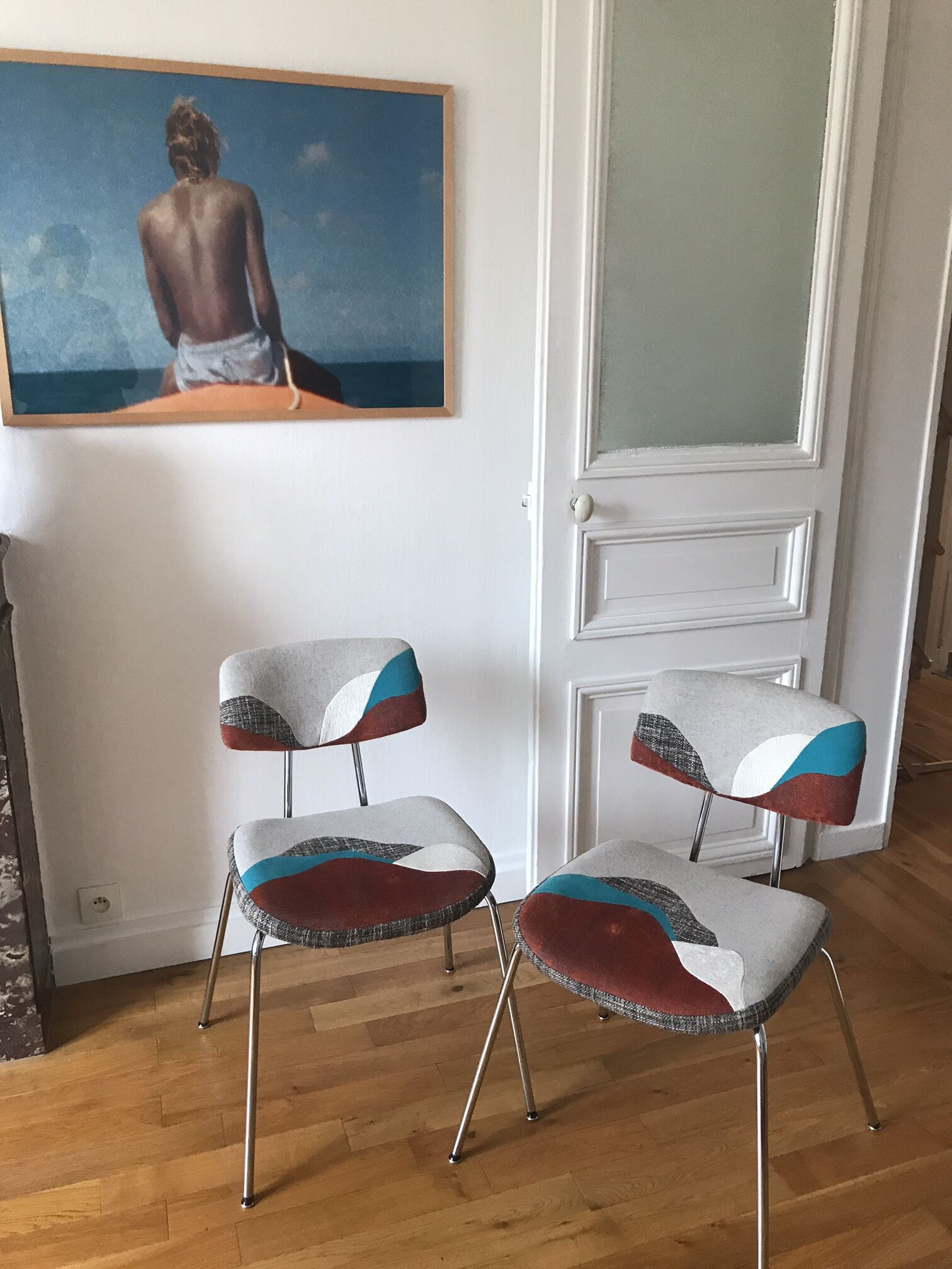 Sonia Laudet fabric chairs from the "Landscapes" series
