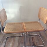 Pair of chairs Marcel Breuer Cesca B32