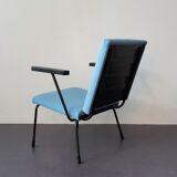 Set of 2 model 415 lounge chairs by Wim Rietveld for Gispen, The Netherlands 1950's