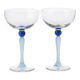 Lot 2 verres à cocktails vintage
