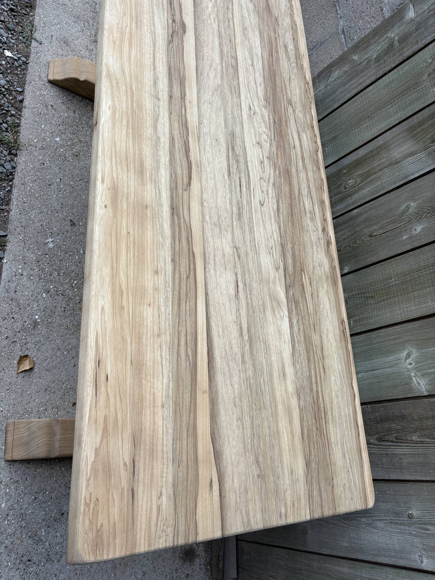 Large old monastery table - sandblasted