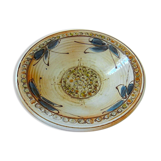 Cup in glazed polychrome stoneware