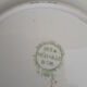 2 plates in opaque porcelain by Creil Sté Cricq Casaux and Co. gold medal 1834