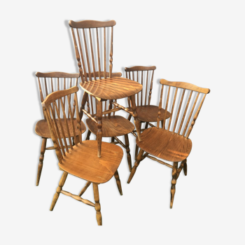Lot de 6 chaises Baumann