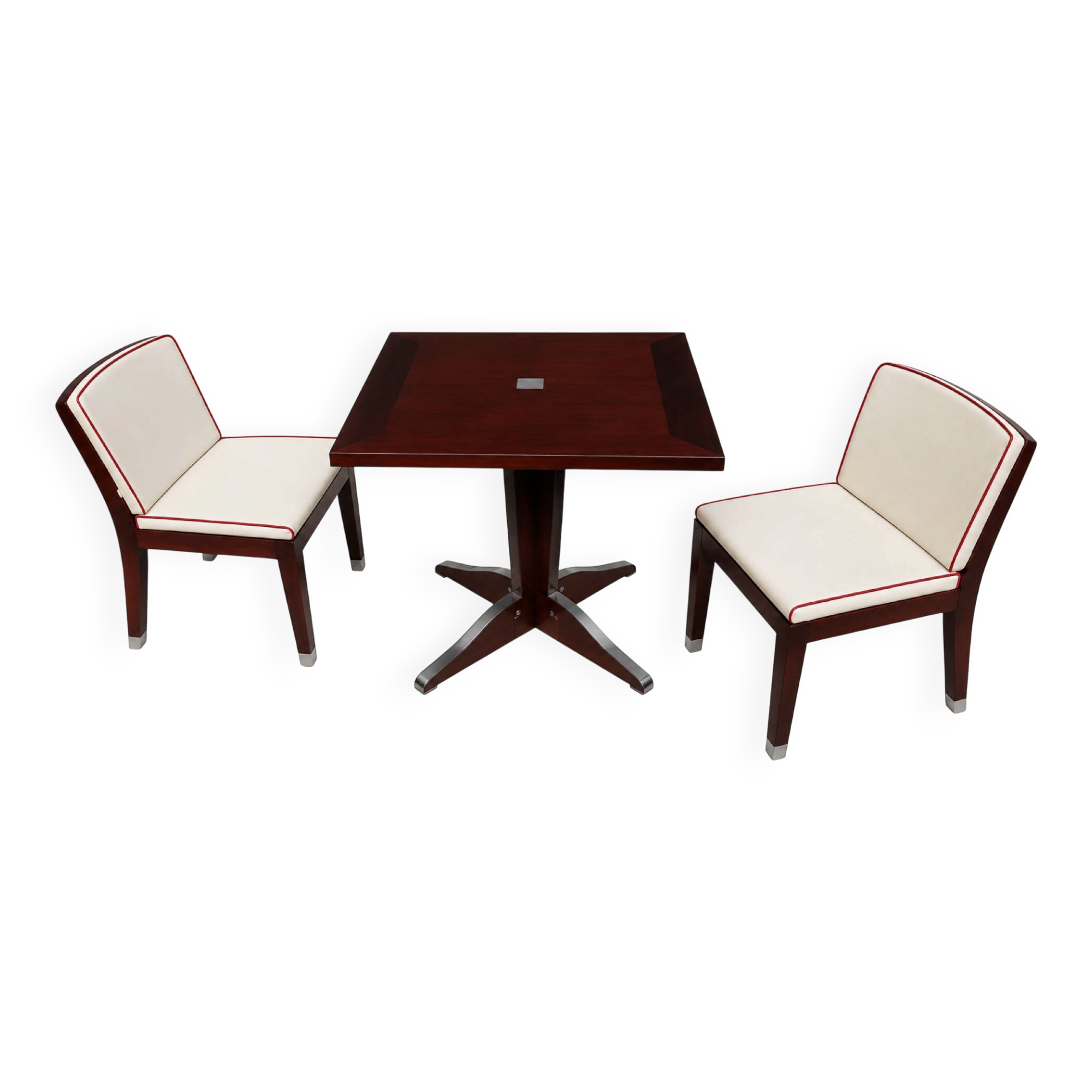Marly set by Olivier Gagnère for SOCA – 2 chairs and table