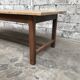 Old oak farm table industrial vintage early twentieth