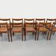 Set of 8 stackable chairs from the Czech manufacturer Bukoza