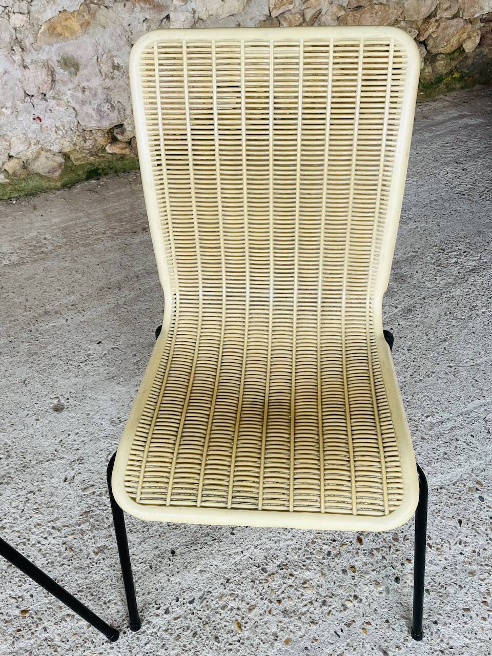 Pair of vintage garden chairs by Fantasia, circa 1950s