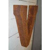 Industrial letter "V" in iron