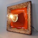 Pop Art Ceramic Wall Lamp, Germany, 1970s