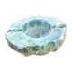 Brutalist ashtray in blue marble