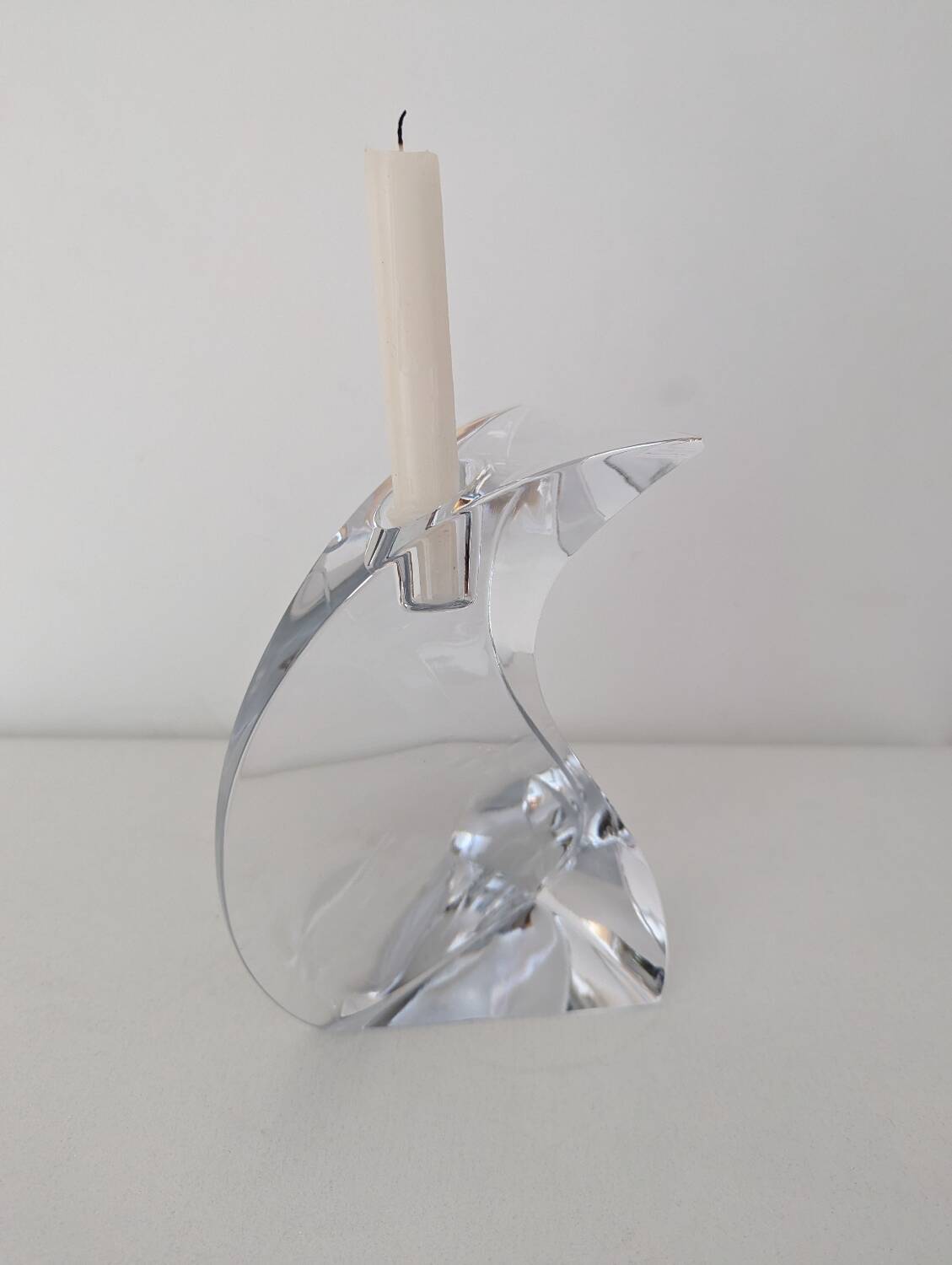 Crystal candle holder