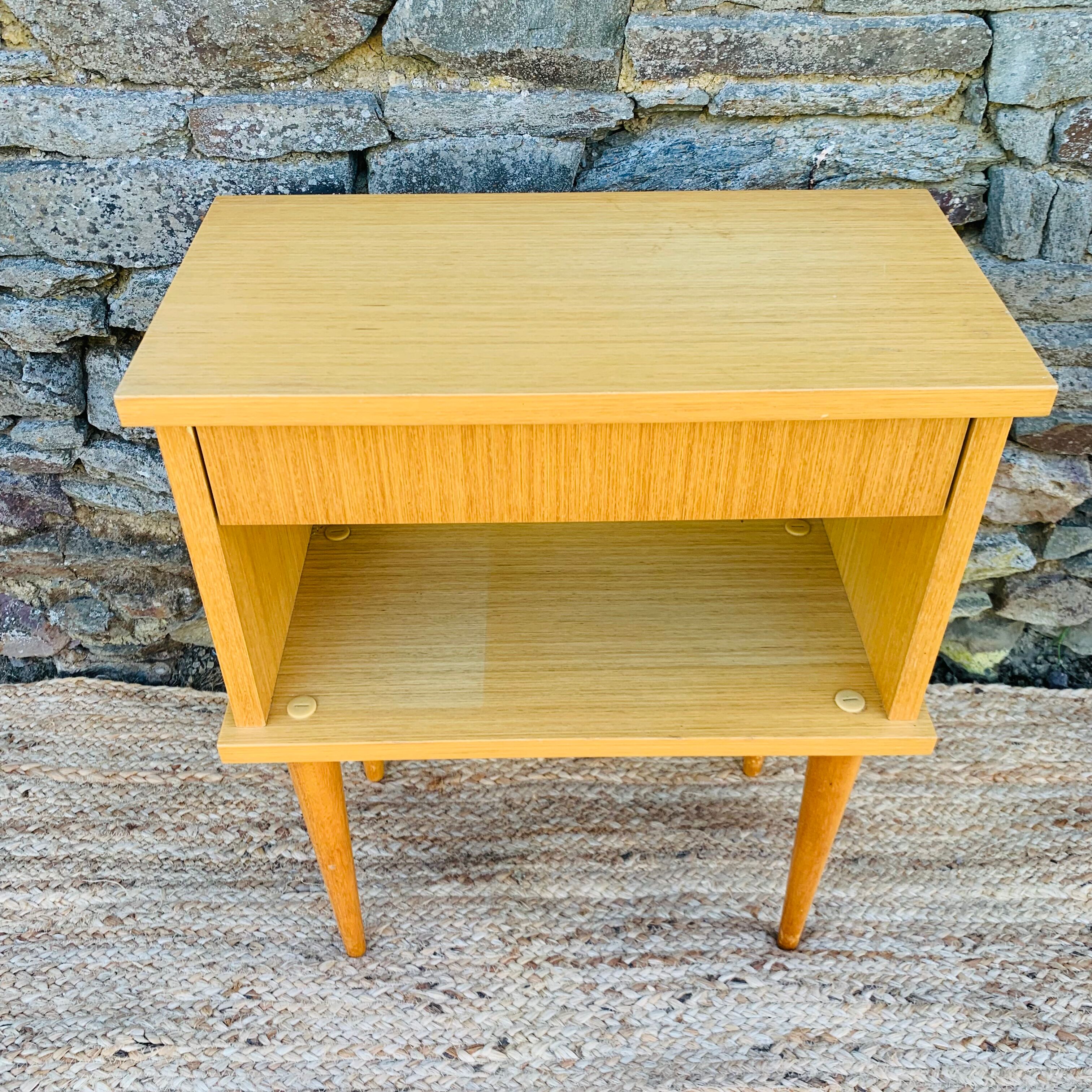 Vintage bedside table