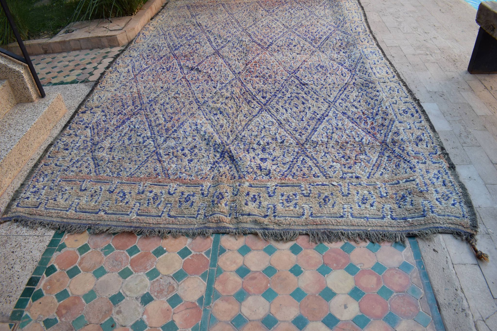 Vintage Moroccan Berber rug, 360x327 cm